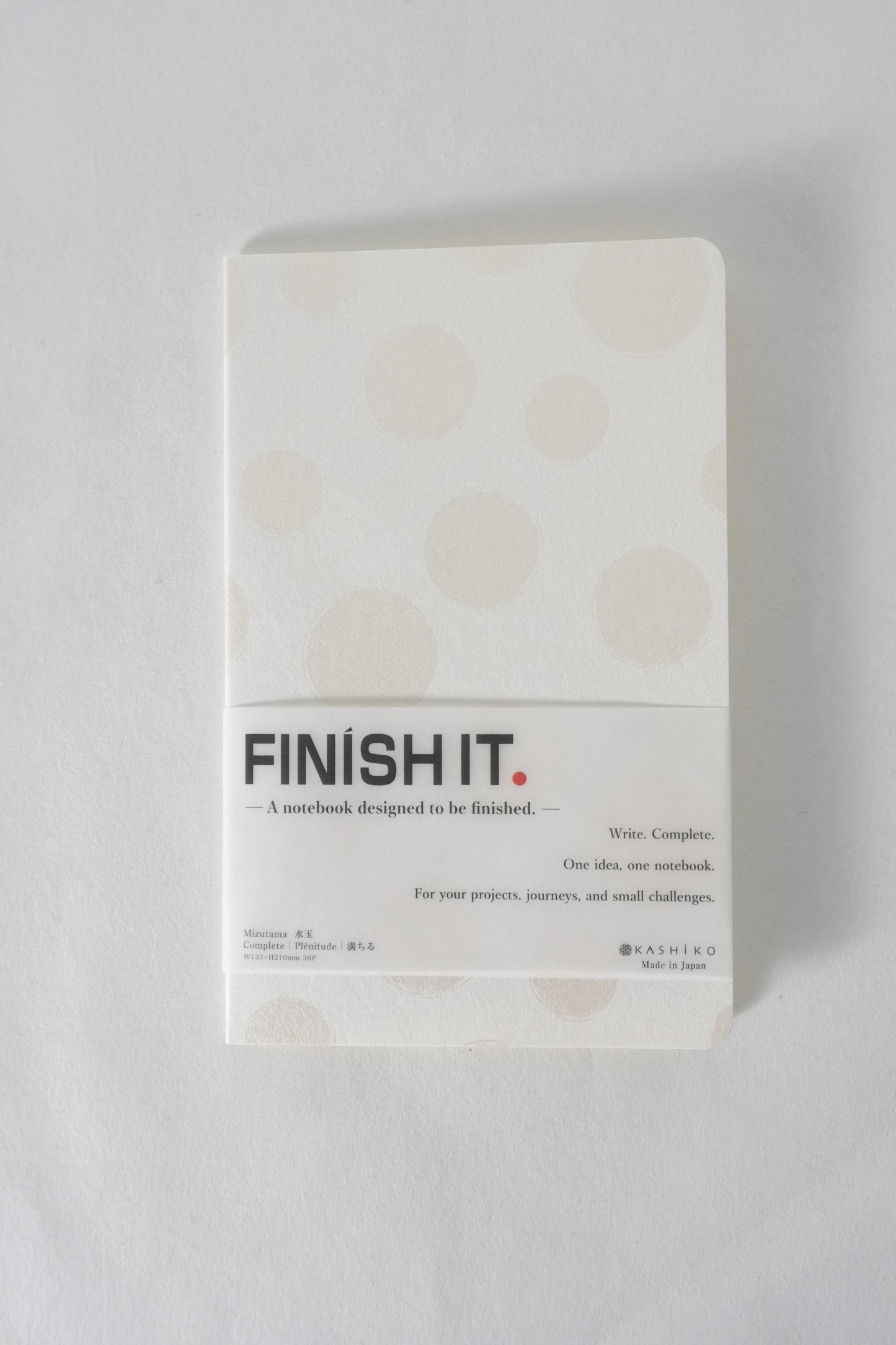 FINISH IT. Notebook｜Mizutama 水玉  | 予約販売受付中