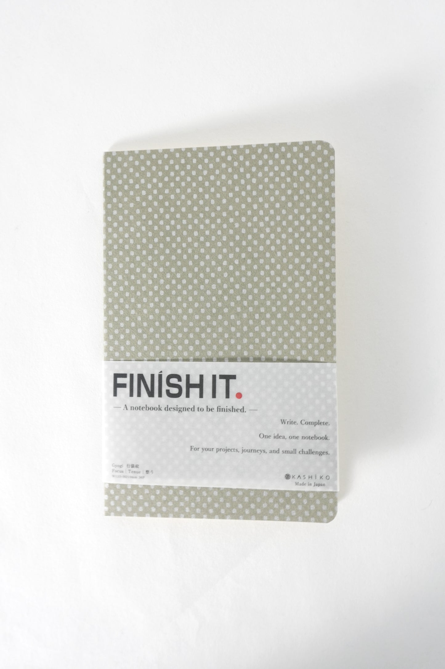 FINISH IT. Notebook｜Gyogi  行儀紋 | 予約販売受付中