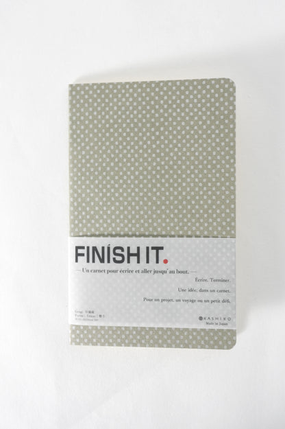 FINISH IT. Notebook｜Gyogi  行儀紋 | 予約販売受付中