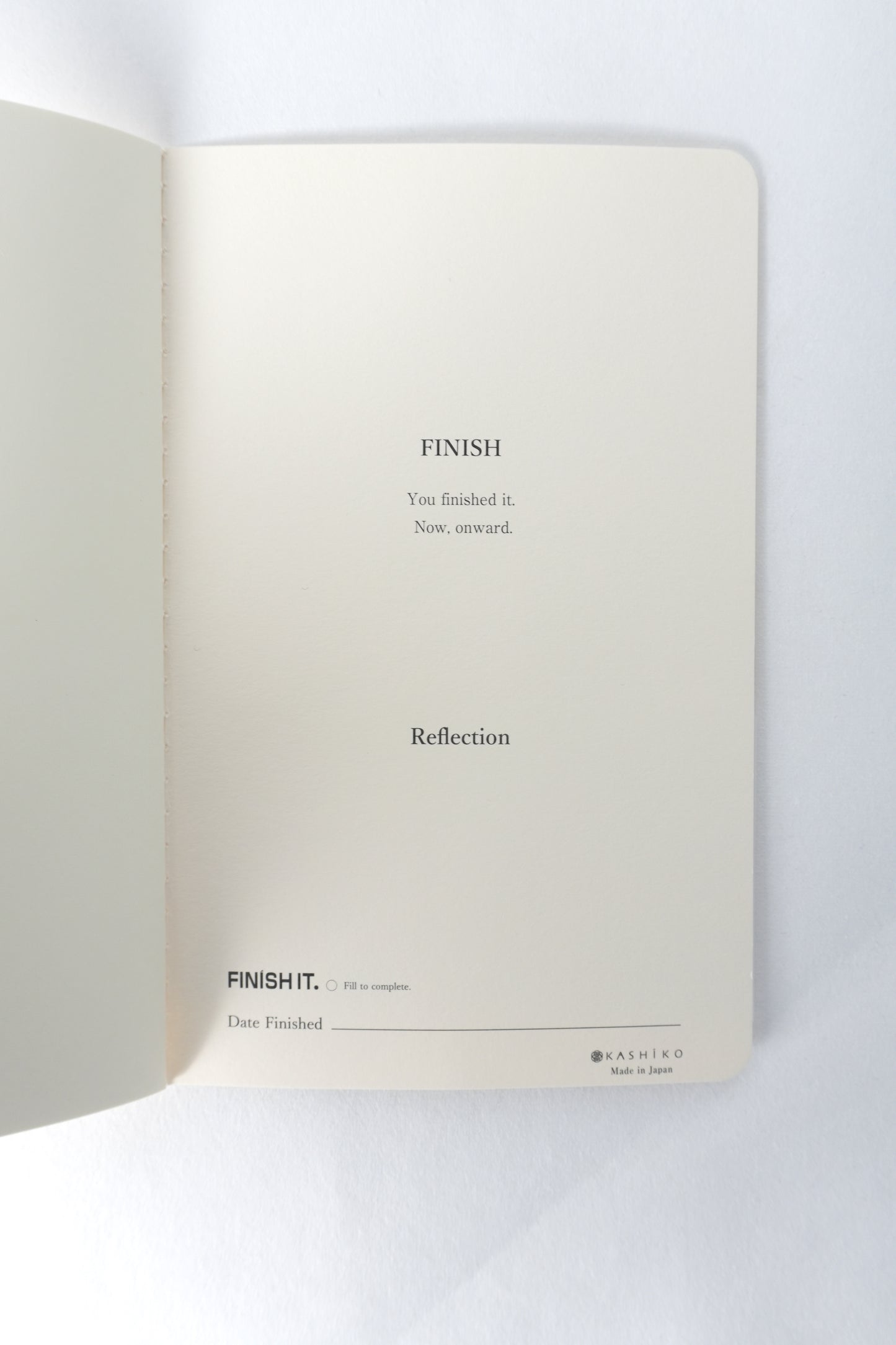 FINISH IT. Notebook｜Korin Wave  光琳波  | 予約販売受付中