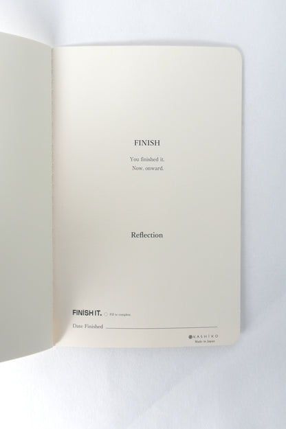 FINISH IT. Notebook｜Korin Wave  光琳波  | 予約販売受付中