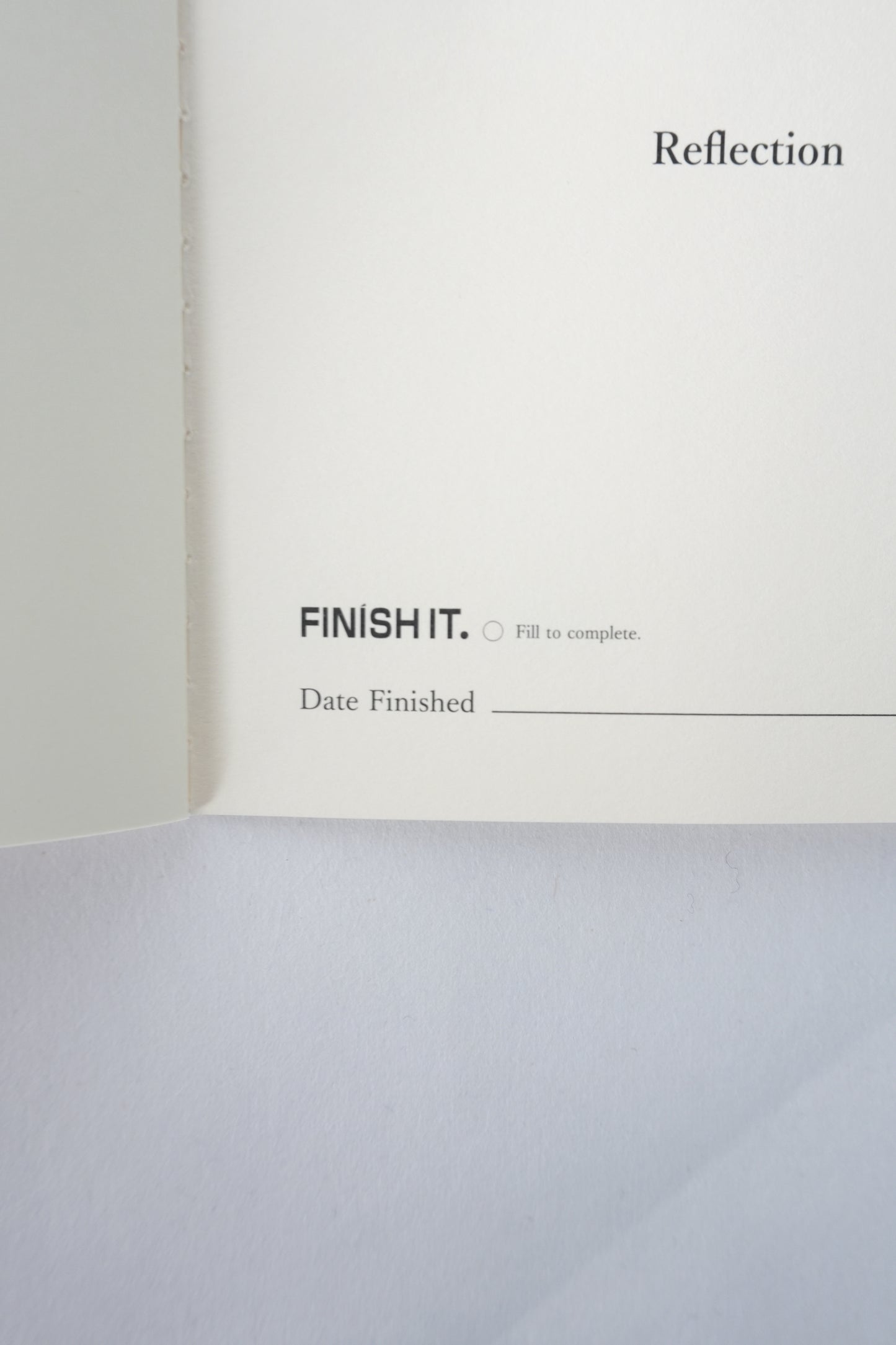 FINISH IT. Notebook｜Korin Wave  光琳波  | 予約販売受付中