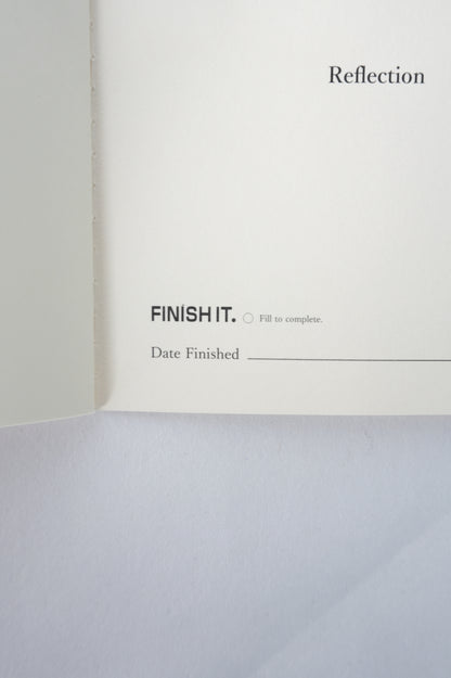 FINISH IT. Notebook｜Korin Wave  光琳波  | 予約販売受付中