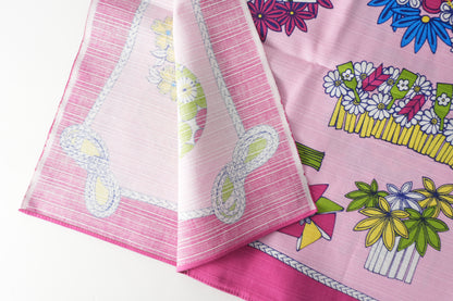 【Grand format 90 cm】Furoshiki (tissu d'emballage) | Jaune Camélia | 100% coton, 70 cm, fabriqué au Japon | Mashu KYOTO