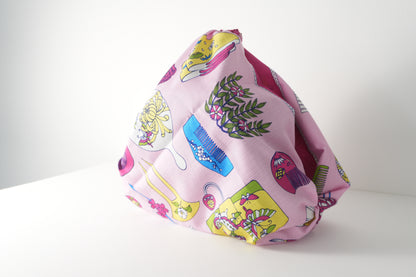 【Grand format 90 cm】Furoshiki (tissu d'emballage) | Jaune Camélia | 100% coton, 70 cm, fabriqué au Japon | Mashu KYOTO