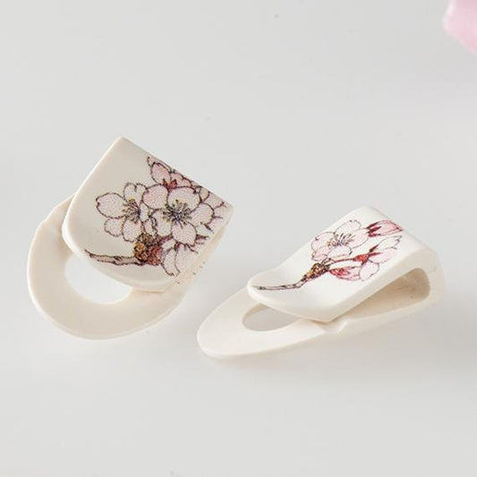 Trombones 3D 〈Standard〉Lot de 5 | Motif Sakura, papier, cadeau à clip de fabrication japonaise