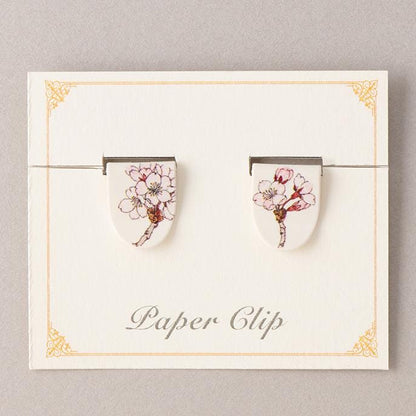 Set of 10 3D Paper Clip Sakura