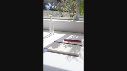 Artist Note Book Wisteria and Swallow /japan/135mm×210mm/192Pages 